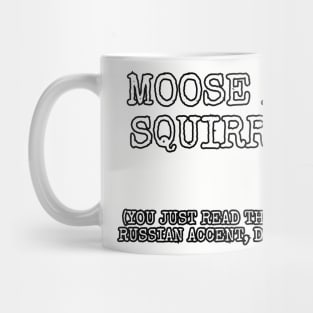 Moose and squirrel Mug